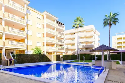 Image de Bel appartement pour 5 personnes avec Wifi, piscine, Tv, terrasse, animaux admis et parking