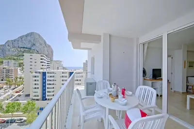 Image de Agréable appartement avec piscine, Tv, terrasse, animaux admis et vue panoramique