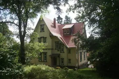 Image de Villa 'Ferienwohnung Kleine Hexe' avec terrasse partagée, jardin partagé et Wi-Fi