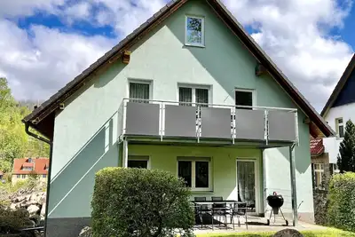 Image de Maison de vacances 'Ferienwohnung Wanderkönig' avec terrasse privée, jardin privé et Wi-Fi