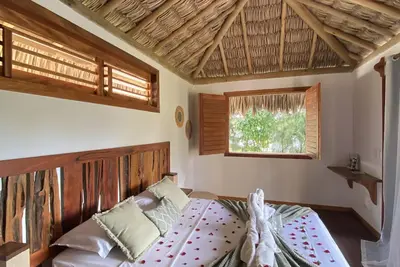 Image de Idéal pour les couple, votre bungalow avec piscine privée à Fortim au Brésil.
