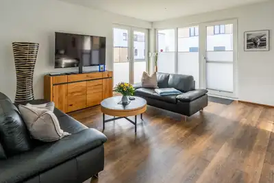 Image de Helle 3 Zimmer Ferienwohnung, 83 Quadratmeter, Direkt am Schweriner See