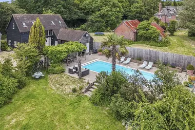 Image de The Barn at Stoaches: Parking | Pool | Countryside Retreat