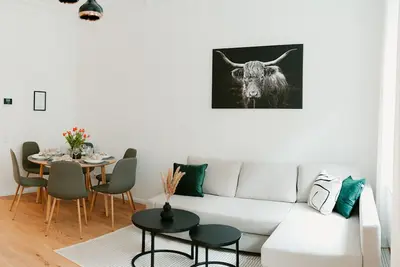 Ferienwohnung Elbzauber für 6 l Parkplatz l Balkon