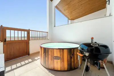 Image de Maison de vacances 'Casa Lo Canyero' avec piscine privée, Wi-Fi et climatisation