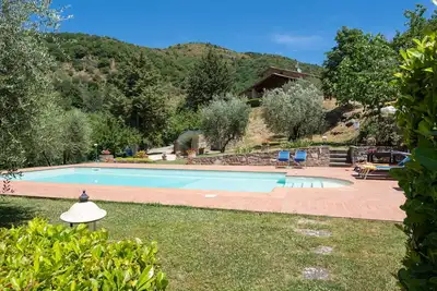 Image de Belle maison de vacances privée avec Wifi, piscine privée, Tv, terrasse, animaux admis, parking