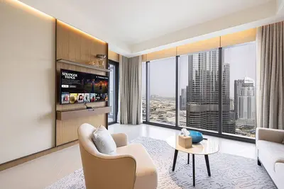Image de Burj Khalifa Fountain Dubai Mall Address Opera 3br