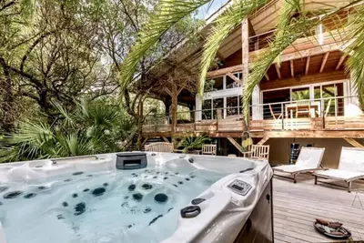 Image de Merveilleuse Villa esprit exotique avec jacuzzi