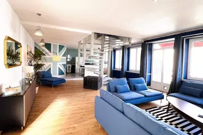 Image de Superbe Loft 160 m2, pièce de vie 80 m2 avec 3 chambres et 2 salles de bain