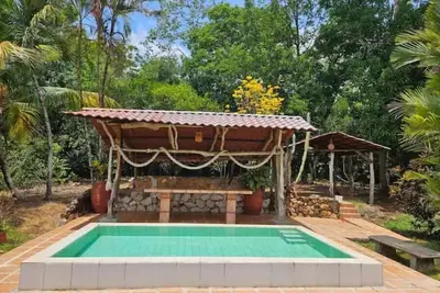 Image de \"Villa Thuja\" 3b and pool for a relaxing getaway.