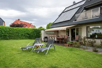 Image de Maison de vacances 'Ferienhausadrian Travemünde-brodten' avec terrasse privée, jardin privé et Wi-Fi