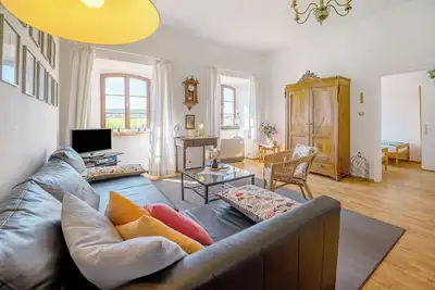 Image de Appartement 'Kapelle - Urlaub Auf Dem Weingut' avec vue sur la montagne, terrasse partagée et Wi-Fi