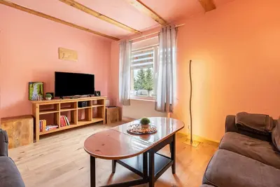 Image de Appartement 'Ferienhaus Fichtelberg Apartement A' avec vue sur la montagne, terrasse privée et Wi-Fi