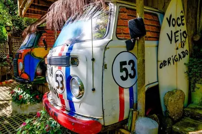 Image de Casa Caiçara Veio do Rio - Quarto Kombi 02