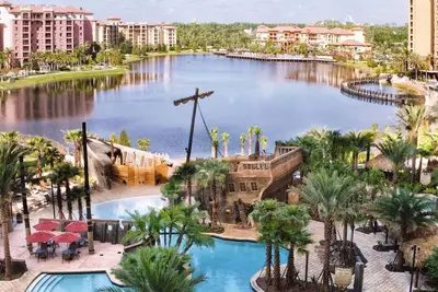 Image de Wyndham Bonnet Creek -Lazy River, Mini Golf, Pools– Steps from Disney Magic-2 Bd