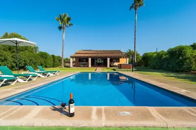 Image de Maison de campagne \"Pollentia\" avec vue sur la montagne, Wi-Fi et climatisation