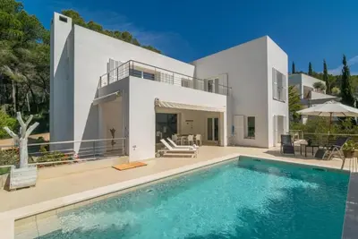 Image de Villa de vacances 'Carritx' avec vue sur les montagnes, Wi-Fi et climatisation