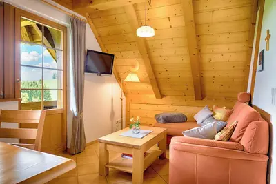 Image de Appartement 'Ferienwohnung Storchennest' avec vue sur la montagne, jardin partagé et Wi-Fi