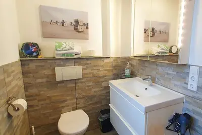 Image de Ferienwohnung im 1. Obergeschoss, 65m², 2-5 Personen, Nichtraucher, Balkon