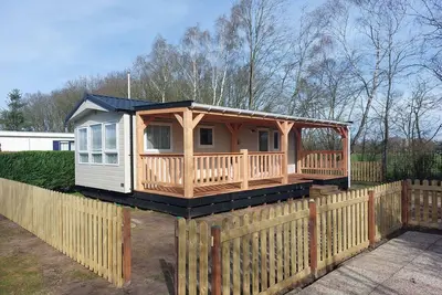 Image de Chalet confortable à Appelscha avec jardin