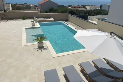 Image de Moderne Ferienwohnung mit Blick auf das Meer Lavanda Nr. 2