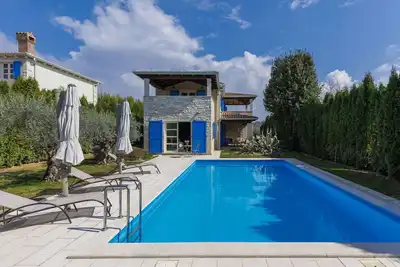 Image de Maison de vacances privée avec piscine privée, Wifi, climatisation, Tv, terrasse, vue panoramique