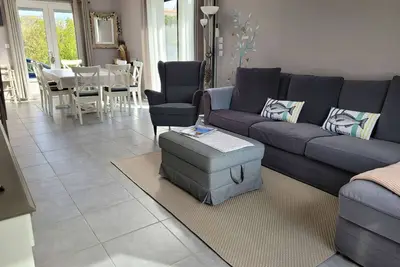 Image de Maison plain-pied proche plage - terrasse plein sud, vélos, jardin, barbecue - 2 chambres, 1 chambre enfants