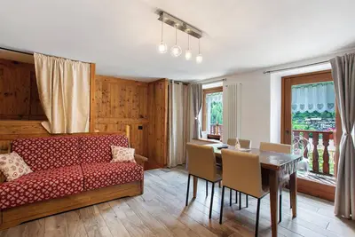 Image de Appartement 'Les Cles - Achillea' avec vue sur la montagne et balcon