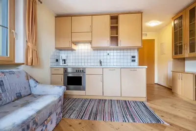 Image de Appartement dans un hôtel 'Residence Oberhauser Apt 6' avec vue sur les montagnes