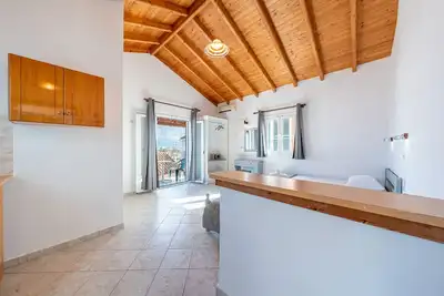 Image de Studio 'Kavos Panorama 115' avec vue sur mer, Wi-Fi