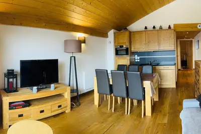 Image de Appartement spacieux aux Saisies avec 2 chambres et parking couvert