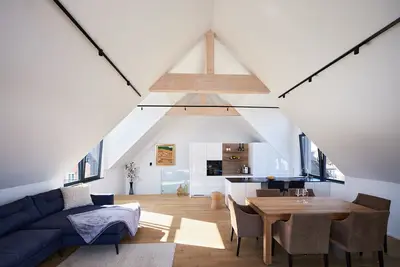 Image de 140 m² designer apartment with fantastic panoramic roof terrace in Salzburg