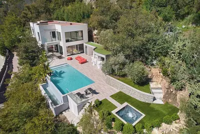 Image de Villa Contemporaine Piscine vue mer