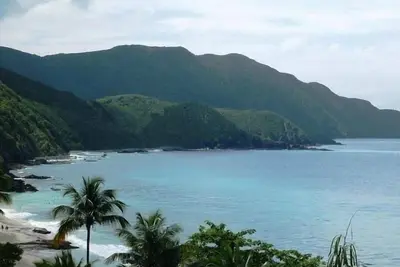 Ocean View House on Hill in Sunny Caribbean