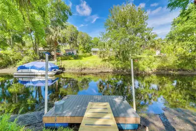 Image de Shared Dock & Fire Pit: Withlacoochee River Gem!