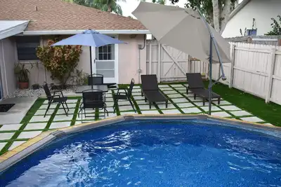 Image de Oasis Tranquille 3 Chambres : Cinéma, Jeux, Jardin