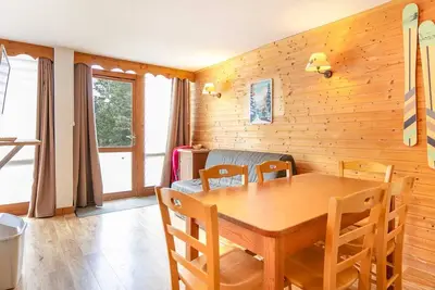 Grand studio 6 pers au pied des pistes