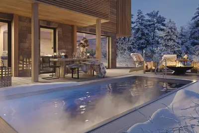 Image de Apartment # 4a with sauna & pool