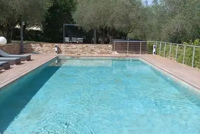Image de 12 people large House, air conditioning, swimming pool in the Alpes Maritimes