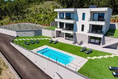 Image de Luxury Villa Amataa - 38m2 heated pool, jacuzzi, sauna, family, stylish, pets allowed