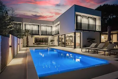 Image de Modern Villa Osea -40 m2 4 en-suite, sauna, bedrooms, heated pool, family, quiet area, pet friendly