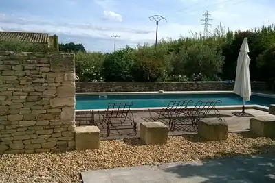 Image de Appartement indépendant avec piscine vue Luberon