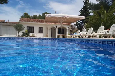 Image de Maison de vacances 'Villa Sahra' avec vue sur la montagne, Wi-Fi et climatisation