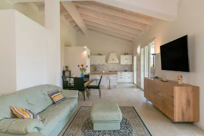 Image de Maison de vacances 'Villetta Matilde' avec terrasse privée, jardin privé et climatisation