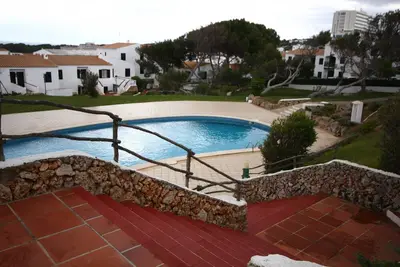Image de Appartement 'Costa Arenal - Biniplaya' avec vue sur la mer, piscine privée et terrasse privée