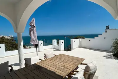 Maison de vacances 'Casa Alicia' avec vue sur la mer, Wi-Fi et climatisation