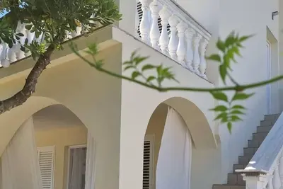Image de Mediterranean vacation home in 3000-year-old town near sandy beach