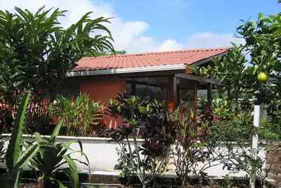 Image de House with fabulous gardens Manny fruit trees patio views of the mountains