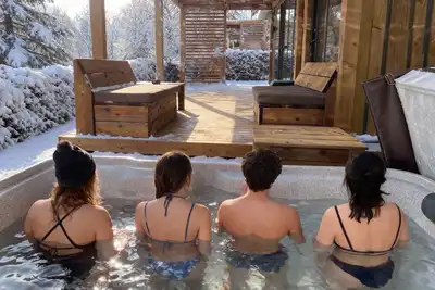 Image de Hy•Lødge Spa n°6 - 4 personnes : Chalet Spa Familial pour un Séjour Inoubliable en Montagne