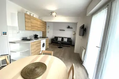 Charmant appartement 2 à 4 personnes à 200m de la plage avec wifi